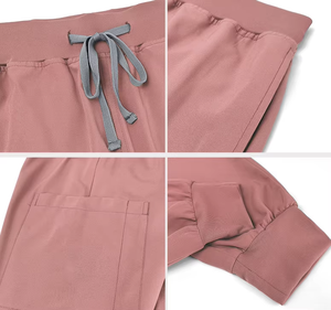 Uniformes Médicos Elásticos al por Mayor con Logotipo Personalizado para Niñas, Uniformes de Hospital para Mujeres, Batas de Laboratorio Médicas, Uniformes de Enfermera, Conjuntos de Uniformes Médicos para Mujeres - Product Image 5