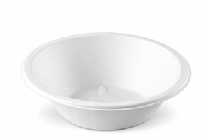 Bol à soupe biodégradable en pulpe de bagasse 8oz, rebord de 134mm, profondeur de 39mm, 240ml, jetable, rond, pour plats chauds, à emporter, restauration - Product Image 6