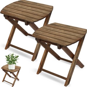 Handcrafted Wooden <b>Folding</b> Side <b>Table</b> - Saharanpur Design Wholesale - Product Image 4