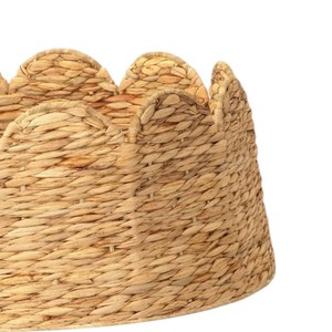 Decorative Woven <b>Christmas</b> <b>Tree</b> Collar Natural water hyacinth <b>Tree</b> <b>Base</b> Cover Basket <b>for</b> Holiday Decorations - Product Image 2