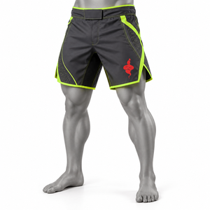 Shorts de MMA pour l'entraînement sportif, ajustement flexible, performance sportive, vêtements d'entraînement athlétique, tissu léger et durable pour hommes - Product Image 1