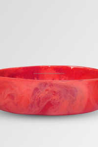 Juego de cuencos para servir de resina amarilla Bohemia personalizada, cartón empaquetado altamente pulido tallado a mano de alta calidad para hotel en casa - Product Image 3