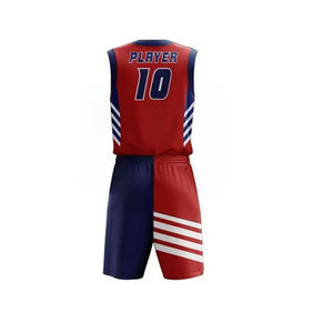 Uniforme de Baloncesto Personalizado Hecho en Pakistán 2026, 100% Poliéster, Transpirable, Tallas Grandes, Uniforme de Baloncesto Económico - Product Image 6