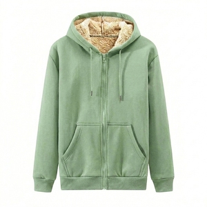 100% Cotton Terry Fabric Winter hoodie Hood Print Oversized hooded Heavy <b>weight</b> Zip up Hoodies Custom Hoodie Manufacturer - Product Image 6