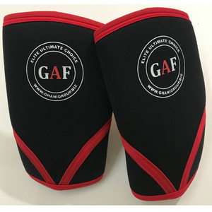 GAF High Elastic Soft Nylon Cotton Supportive <b>Knee</b> Sleeve Black Sports Thick Custom Weightlifting <b>Compression</b> Breathable - Product Image 5