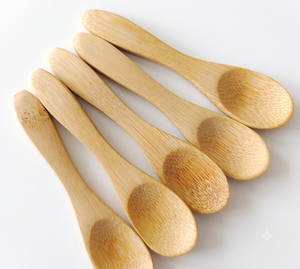Cuillères à thé en bois à long manche, design minimaliste écologique, cadeaux promotionnels - Product Image 4