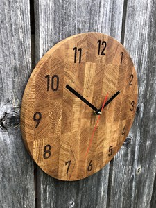 Natural Wooden <b>Wall</b> <b>Clock</b> Affordable Elegant Home Decor <b>Clock</b> for Living Room <b>Bedroom</b> Office Premium Wooden <b>Clock</b> - Product Image 4