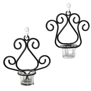 Elegante Portavelas Colgante de Metal con Diseño Decorativo, Candelabro de Hierro para Decoración del Hogar y Bodas - Product Image 2