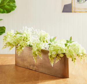 แจกันดอกไม้โลหะดีไซน์หรูหราทันสมัยสำหรับตกแต่งโต๊ะบ้านและสำนักงาน - Product Image 1