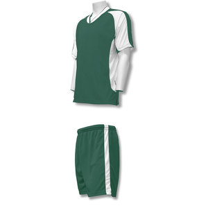 Maillot de football personnalisé unisexe vierge pour club, tenue de sport 100 % polyester extensible dans les quatre sens, short d'été - Product Image 3