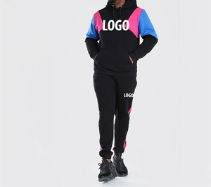 Chándal con Capucha para Hombre, Diseño Color Block, Sudadera de Manga Larga con Bolsillos Laterales, Corte Holgado, Estilo Urbano para Otoño - Product Image 1