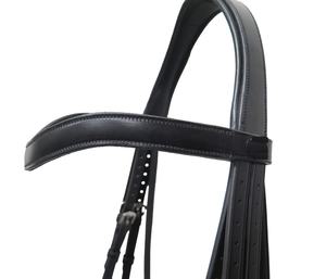 Brida de curva de caballo duradera de alta calidad y banda de Nariz de doma Lisa Producto de precio al por mayor popular - Product Image 2