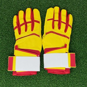 <b>Full</b> Finger Polyester/Cotton Safety Sports Gloves Blue Red White Hook and Loop Closure Non <b>Slip</b> Waterproof Unisex All Seasons - Product Image 5