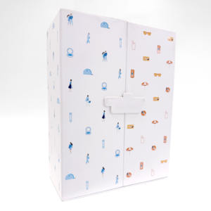 Caja de Regalo Rígida Tipo Concha 3D para Exhibición, Papel Recubierto, Forro de Esponja, Cierre Magnético, Diseño Multicapa para un Embalaje Eficaz de Productos para el Cuidado de la Piel - Product Image 5