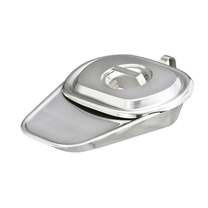 Pot urinaire réutilisable en acier inoxydable pour hommes, récipient portable pour uriner au chevet avec une construction métallique robuste - Product Image 4