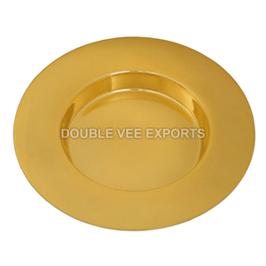 Plato apilable de latón para pan |   Plato para Servir Comunión – DOUBLE VEE EXPORTS - Product Image 2