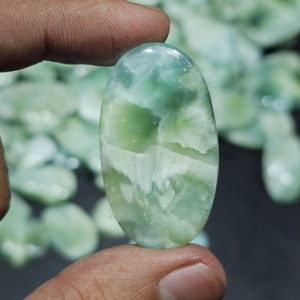 Lot de cabochons en héminorphite chatoyante, vente en gros de pierres précieuses en héminorphite pour la fabrication de bijoux - Product Image 4