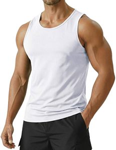 Trendy Activewear Men’s Tank Top Gym Vest Sleeveless Workout Shirt Fitness <b>Running</b> <b>Singlet</b> Stretch Sportswear for Bodybuilding - Product Image 1