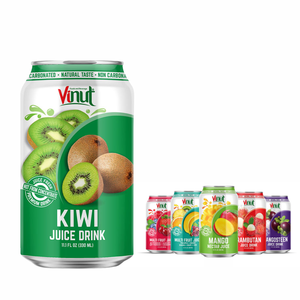 Jus de kiwi sans sucre VINUT 330ml, prix usine, OEM/ODM, échantillon gratuit, marque privée, fabricant vietnamien, autres boissons - Product Image 1
