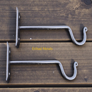 Hand Forged Wall <b>Hook</b> Handcrafted Rustic Wall <b>Hanging</b> <b>Hook</b> Decorative Iron Style <b>Hook</b> <b>for</b> Home & Garden Use <b>Hooks</b> - Product Image 2