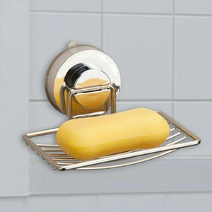 ที่วางสบู่สแตนเลสคุณภาพพรีเมียมสำหรับห้องน้ำ  กล่องใส่สบู่สแตนเลสคุณภาพสูงสำหรับใช้ในบ้านพร้อมที่ระบายน้ำ - Product Image 1