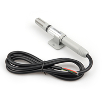 Transmetteur de température et d'humidité filaire Tzone OEM ODM THT02R RS485 Modbus RTU pour entrepôt