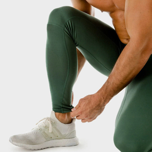 <b>Men's</b> Fitness <b>Compression</b> <b>Tights</b> Athletic Running Gym Workout High Waist Stretch Breathable Quick Dry Performance Leggings - Product Image 4