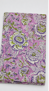Naturel 5 Yards Lavande Rose Imprimé Floral Bloc Impression Tissu À Coudre Tissu Coton Tissu Couture Rembourrage en Gros - Product Image 3