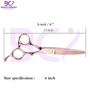Tijeras de Peluquería de 6 Pulgadas, Tijeras de Acero Inoxidable de Alta Calidad, Tijeras de Barbero Directas de Fábrica, Herramientas de Corte de Pelo para Salón - Product Image 6