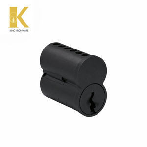 Cylindre de serrure SFIC à remplacement rapide, laiton noir mat, 6 goupilles, clé G, pour la sécurité des portes commerciales - Product Image 4