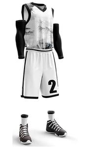 Tenues d'entraînement de basketball réversibles, nouveau design, maillot de basketball homme, uni, 100% polyester, uniforme de basketball - Product Image 5