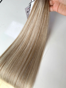 Extensions de cheveux en vrac au prix de gros, cheveux humains vietnamiens double noyés 100 grammes, couleurs claires 32 pouces - Product Image 5