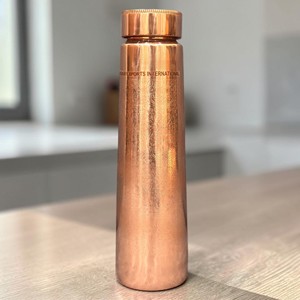 Handcrafted Floral <b>Copper</b> <b>Drinking</b> <b>Bottle</b> from Indian exports international. ( Certified pure <b>copper</b> ) - Product Image 1