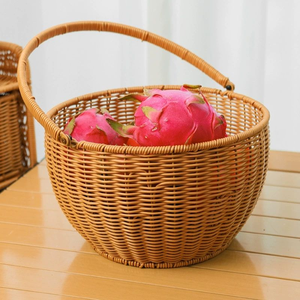 Vente directe du fabricant de paniers de rangement en jacinthe d'eau naturelle, de supports de rangement pour armoire tissés à la main et d'organisateurs décoratifs. - Product Image 1