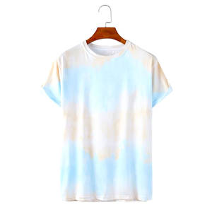 Camisetas Tie Dye Modernas al por Mayor para Hombre, Nuevo Estilo de Moda, 100% Algodón, Lisas, Talla Grande, Ropa Urbana Informal de Verano - Product Image 6