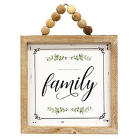 Letrero de pared de madera personalizado, decoraciones para el Día del Padre, Día DE LA Madre, Pascua, colgante, decorar, tablero de madera personalizable