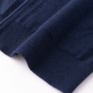 Service OEM en gros – Pull tricoté personnalisé en coton pour homme, couleur unie, décontracté, à capuche, 100 % coton, anti-boulochage, séchage rapide - Product Image 3