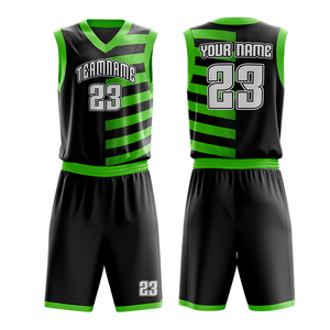Vêtements de sport de basket-ball en gros, dernier design, uniformes de basket-ball personnalisés, maillots et shorts de basket-ball de couleurs unies - Product Image 2