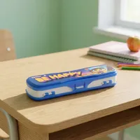 Boîte à crayons MINI Premium VIKAS originale, en plastique rigide, pour ranger et transporter stylos, crayons, taille-crayons, marqueurs