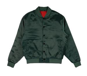 Chaqueta bomber de satén con dos bolsillos laterales para hombre, poliéster, mejor estilo, color y diseño, proveedor directo de fábrica, chaqueta unisex para hombre - Product Image 1