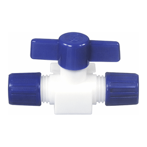 Válvula de cierre de rosca de PTFE para tuberías de laboratorio y líneas químicas - Product Image 3