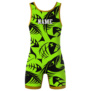 Combinaison de lutte personnalisée pour jeunes, une pièce, à compression, séchage rapide, haute extensibilité, pour hommes - Product Image 5