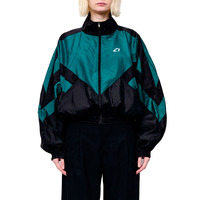 Vestes de sport unisexes en nylon rétro color block personnalisables pour hommes, coupe-vent léger à fermeture éclair, style streetwear, fournisseur de vêtements d'extérieur.