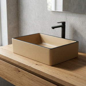 WC monobloc en céramique haut de gamme bicolore avec finition ergonomique ultra-brillante pour toilettes commerciales contemporaines - Product Image 6