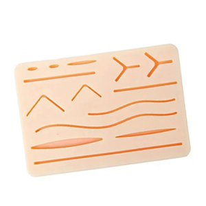 Large Silicone Pad 14 Pre-Cut Wounds <b>Suture</b> Practice <b>Kit</b> for Medical Students for Orthopedic Surgical Instruments ENT Hospitals - Product Image 3