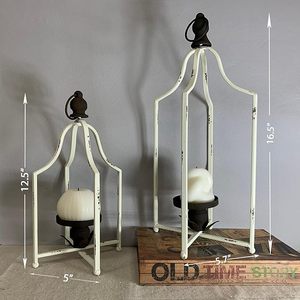 Great quality in reasonable price <b>Black</b> Finish Metal <b>Lantern</b> With Strong Handle For Hanging And Table Decoration Use - Product Image 6