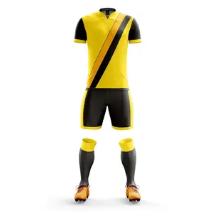 Desain Baru Kustom Sublimasi Seragam Sepak Bola untuk Pria Seragam Pakaian Sepak Bola Desain Sublimasi Baru Seragam Sepak Bola