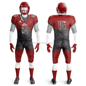 Ensembles de survêtements de football américain personnalisables pour hommes – Respirants, grandes tailles, antibactériens, séchage rapide, protection anti-UV - Product Image 2