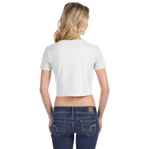 Camiseta Corta de Algodón para Mujer, Manga Corta, Corte Ajustado, Estilo Casual, Top Básico de Verano, Personalizable con Logotipo OEM - Product Image 2