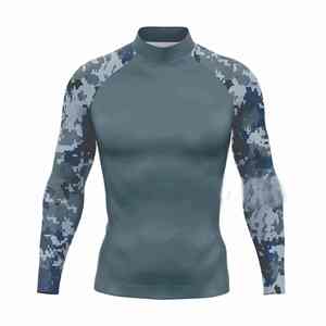 Camiseta de Compresión de Alta Calidad para MMA, Rashguard para Hombre, Personaliza tu Propio Logotipo, Rashguard Sublimado de Manga Larga para Hombre - Product Image 1